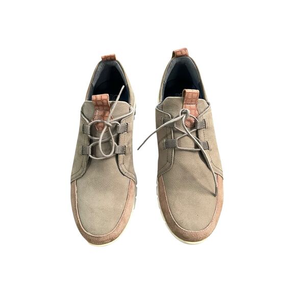 Cloud Footwear Zarina Suede Leather Lace Up Comfort Tan Shoe Women's Size EU 37 - Picture 3 of 13